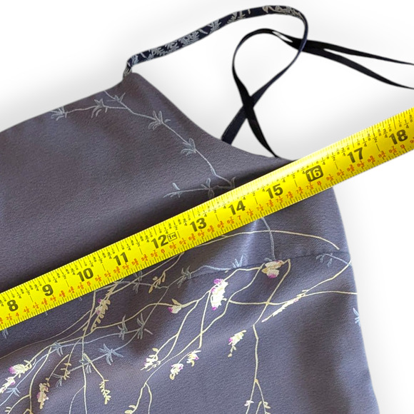 90s Rampage Slip Dress ~ Grungefairy Floral Cottage Slit Juniors Size 7 - Picture 8 of 11